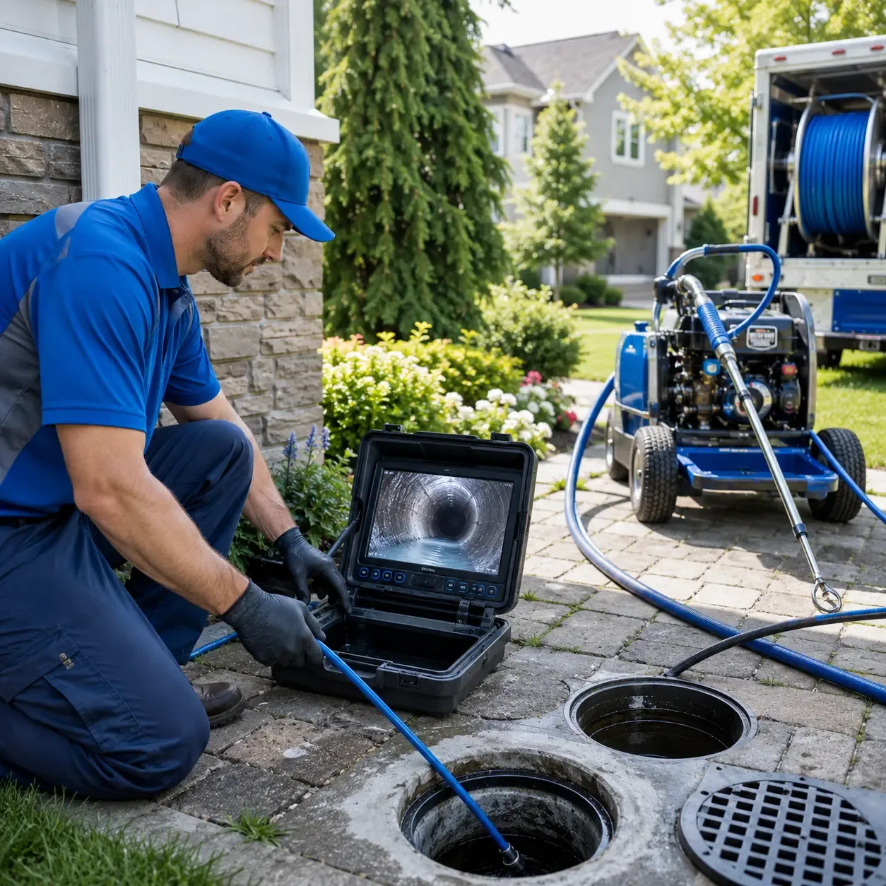 Outdoor drain cleaning professionals serving Summerfield, OH